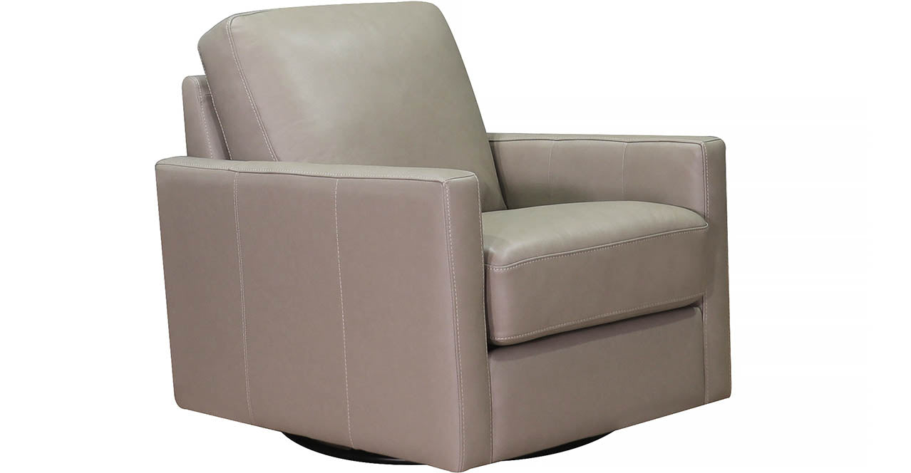 Dillon Swivel Leather Chair